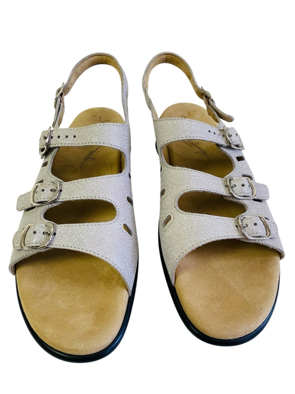 SAS Mystic Slingback Web Linen Sandals Size 11.5
